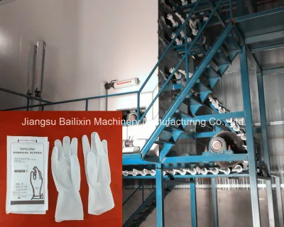 Machine de fabrication de gants en caoutchouc pour gants chirurgicaux en latex