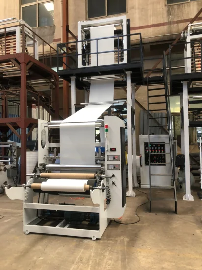 Mf-une tête rotative à grande vitesse de la série HDPE LDPE PE Machine de soufflage de film plastique Extrudeuse Film soufflé en plastique biodégradable Prix des machines d'extrusion soufflée