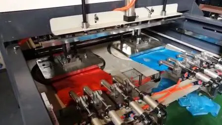 Sacs en plastique à grande vitesse de T-shirt faisant la fabrication de machine